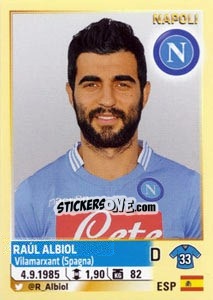 Sticker Raul Albiol - Calciatori 2013-2014 n. 399 - Panini
