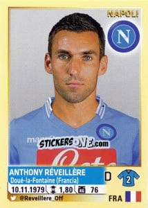 Sticker Anthony Reveillere - Calciatori 2013-2014 n. 405 - Panini
