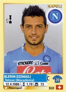 Sticker Blerim Džemaili - Calciatori 2013-2014 - Panini