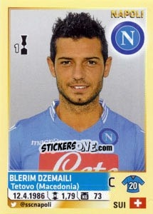 Sticker Blerim Džemaili - Calciatori 2013-2014 n. 408 - Panini