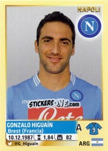 Figurina Gonzalo Higuain - Calciatori 2013-2014 - Panini