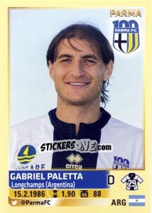 Sticker Gabriel Paletta - Calciatori 2013-2014 - Panini