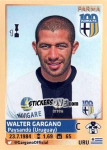Sticker Walter Gargano - Calciatori 2013-2014 n. 437 - Panini