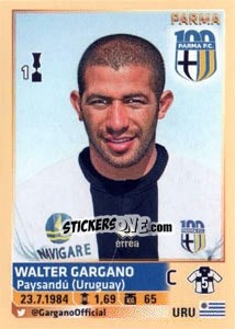 Figurina Walter Gargano - Calciatori 2013-2014 - Panini