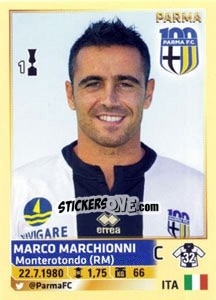 Cromo Marco Marchionni - Calciatori 2013-2014 - Panini