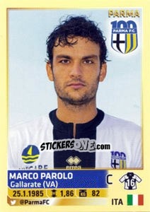 Sticker Marco Parolo - Calciatori 2013-2014 - Panini