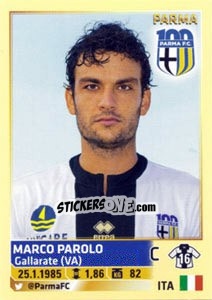 Sticker Marco Parolo - Calciatori 2013-2014 n. 439 - Panini