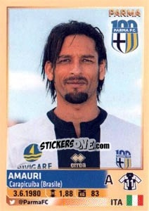 Figurina Amauri - Calciatori 2013-2014 - Panini