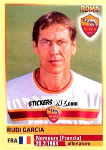 Sticker Rudi Garcia - Calciatori 2013-2014 n. 453 - Panini