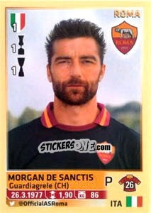 Sticker Morgan De Sanctis - Calciatori 2013-2014 n. 454 - Panini