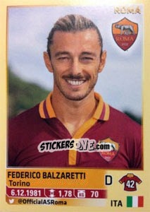 Sticker Federico Balzaretti - Calciatori 2013-2014 - Panini