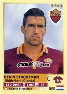 Sticker Kevin Strootman - Calciatori 2013-2014 n. 466 - Panini