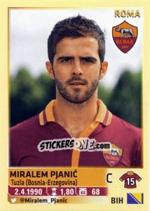 Sticker Miralem Pjanic - Calciatori 2013-2014 - Panini