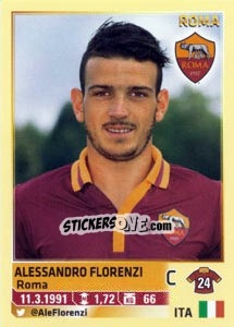 Sticker Alessandro Florenzi - Calciatori 2013-2014 - Panini