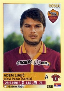 Sticker Adem Ljajic - Calciatori 2013-2014 n. 470 - Panini