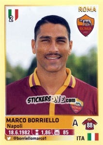 Sticker Marco Borriello - Calciatori 2013-2014 n. 472 - Panini