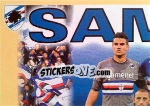 Figurina Squadra - Sampdoria - Calciatori 2013-2014 - Panini