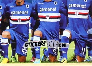 Figurina Squadra - Sampdoria - Calciatori 2013-2014 - Panini