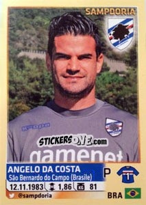 Sticker Angelo Da Costa - Calciatori 2013-2014 n. 483 - Panini