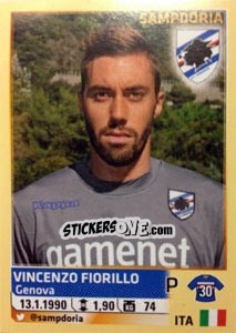 Sticker Vincenzo Fiorillo - Calciatori 2013-2014 n. 484 - Panini
