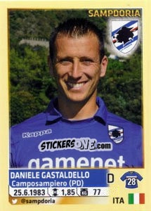Sticker Daniele Gastaldello - Calciatori 2013-2014 - Panini