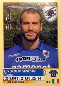 Cromo Lorenzo De Silvestri - Calciatori 2013-2014 - Panini