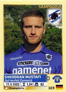 Cromo Shkodran Mustafi - Calciatori 2013-2014 - Panini