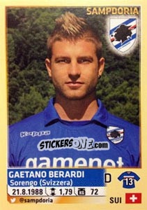 Cromo Gaetano Berardi - Calciatori 2013-2014 - Panini