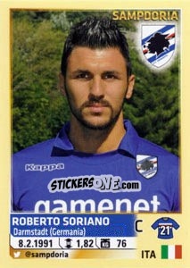 Sticker Roberto Soriano - Calciatori 2013-2014 n. 497 - Panini