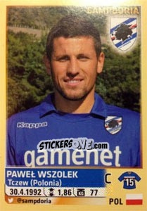 Sticker Pawel Wszolek - Calciatori 2013-2014 n. 498 - Panini
