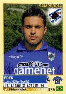 Sticker Éder - Calciatori 2013-2014 - Panini