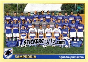 Figurina Sampdoria Squadra Primavera