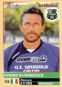 Sticker Eusebio Di Francesco - Calciatori 2013-2014 n. 511 - Panini