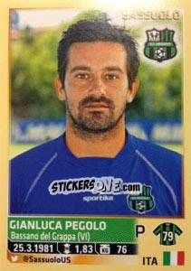 Sticker Gianluca Pegolo - Calciatori 2013-2014 n. 512 - Panini