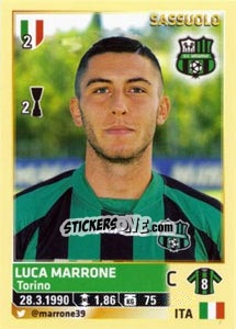 Sticker Luca Marrone - Calciatori 2013-2014 - Panini