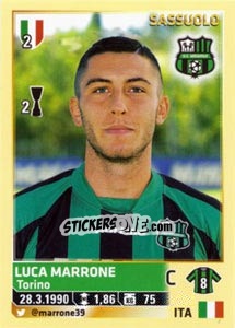 Sticker Luca Marrone - Calciatori 2013-2014 n. 524 - Panini