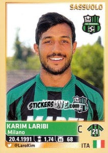 Sticker Karim Laribi - Calciatori 2013-2014 n. 525 - Panini