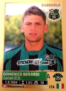 Sticker Domenico Berardi - Calciatori 2013-2014 n. 529 - Panini