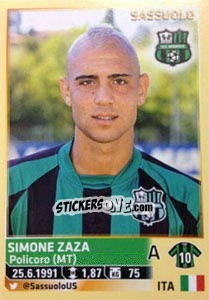 Sticker Simone Zaza - Calciatori 2013-2014 - Panini