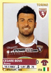 Figurina Cesare Bovo - Calciatori 2013-2014 - Panini