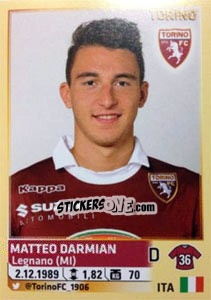 Sticker Matteo Darmian - Calciatori 2013-2014 n. 547 - Panini