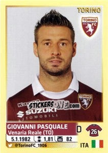 Cromo Giovanni Pasquale - Calciatori 2013-2014 - Panini