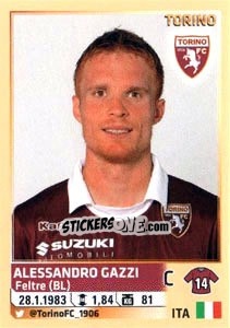 Cromo Alessandro Gazzi - Calciatori 2013-2014 - Panini