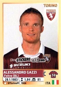 Cromo Alessandro Gazzi - Calciatori 2013-2014 n. 550 - Panini