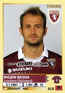 Figurina Migjen Basha - Calciatori 2013-2014 n. 551 - Panini