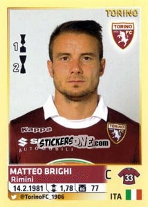 Sticker Matteo Brighi - Calciatori 2013-2014 - Panini