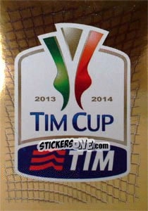 Sticker Logo Coppa Italia - Calciatori 2013-2014 n. 5 - Panini
