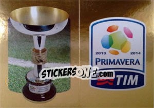 Sticker Trofeo Campionato Primavera - Logo Campionato - Calciatori 2013-2014 n. 8 - Panini