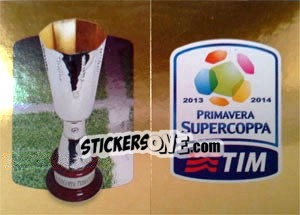 Sticker Trofeo Supercoppa Primavera - Logo Supercoppa - Calciatori 2013-2014 n. 10 - Panini