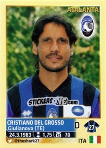 Sticker Cristiano Del Grosso - Calciatori 2013-2014 - Panini